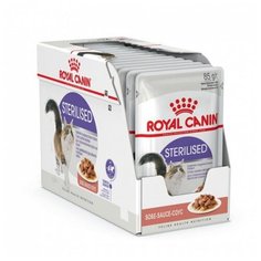 Влажный корм для стерилизованных кошек Royal Canin Sterilised (в соусе) 36 шт. х 85 г (кусочки в соусе)