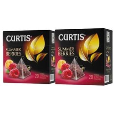 Чайный напиток фруктовый Curtis Summer Berries в пирамидках, 20 шт., 2 уп.