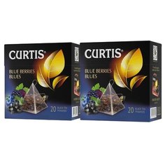 Чай черный Curtis Blue Berries Blues в пирамидках, 20 шт., 2 уп.