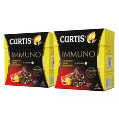 Чай черный Curtis Immuno в пирамидках, 62 г, 15 шт., 2 уп.