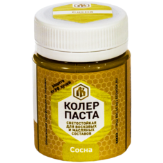 Колер- паста Лоскутный Воск Сосна