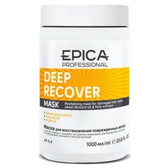 EPICA Professional Deep Recover Маска для поврежденных волос с маслом сладкого миндаля и экстрактом ламинарии, 1000 мл