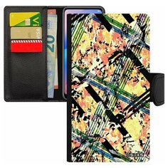 Чехол- книжка на смартфон iPhone 7, "Тартан плитка" Полосы Квадрат Utaupia