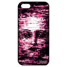 Противоударный чехол на смартфон // Apple iPhone 5 5S SE (2016) // "Женское лицо" Искусственный Субстанция, Utaupia, розовый