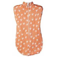 Многоразовые пеленки Пеленкино кокон футер с начесом, р. 62 сердечки