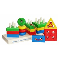Краснокамская игрушка деревянный конструктор Геометрик, НСК-01