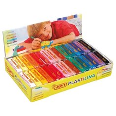 Пластилин JOVI, брусок 50г, растительный, ассорти 15цв., 30 штук в упаковке