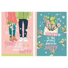 Бизнес-блокнот А6 160л. BG "Perfect day" , матовая ламинация, выборочный лак BG®