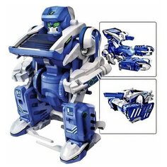 Игрушка- конструктор на солнечных батареях «Робот Трансформер» 3 в 1 Cute Sunlight Toys Factory