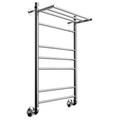 Водяной полотенцесушитель ZOX ЛЦ Прямой 50x80 7П Полка хром