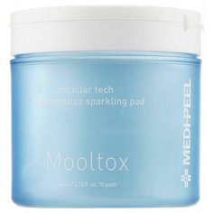 Пилинг-пэды для увлажнения и очищения лица Medi-Peel Aqua Mooltox Sparkling Pad, 70 шт.