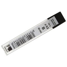 Грифели для механических карандашей Koh-I-Noor "4152", 0,5мм, B, 12 упаковок по 12 шт.