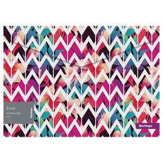 Папка-конверт на кнопке Berlingo "Exotic" A4, 180мкм, с рисунком, 12шт.