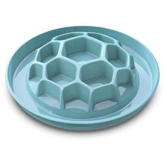 Миска интерактивная HONEY- SLOW FOOD, голубой Georplast