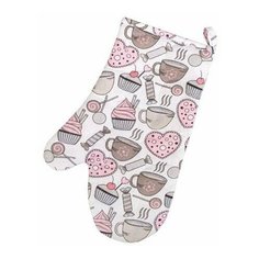 Рукавичка-прихватка "Радушная хозяйка" бязь, Французский десерт; размер 30 х 17 Традиция