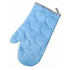 Рукавичка-прихватка "Рейнбоу" поплин, Аквамарин; размер 30 х 17 Традиция