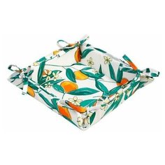 Текстильная ваза "Радушная хозяйка" бязь, Сочный персик; размер 18 х 18 Традиция