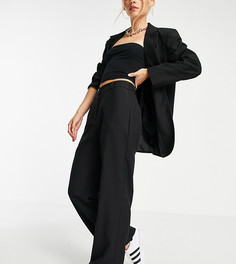 Черные узкие брюки прямого кроя ASOS DESIGN Petite – Выбирай и комбинируй-Черный цвет