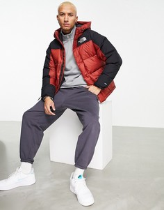 Бордовый пуховик-парка The North Face Himalayan-Красный