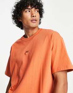 Оранжевая oversized-рубашка Nike Premium Essentials-Оранжевый цвет