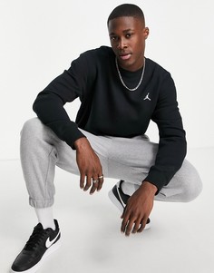 Черный свитшот с вышитым логотипом Nike Jordan Jumpman-Черный цвет