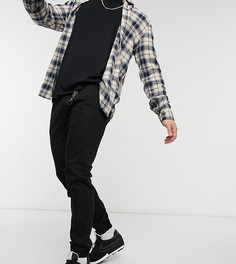 Черные джоггеры-чиносы Pull&Bear-Черный цвет