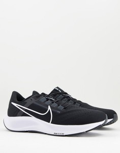 Черные кроссовки с вставками Air Zoom Nike Running Pegasus 38-Черный цвет