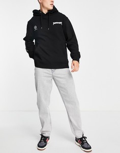 Светло-серые прямые джинсы ASOS DESIGN-Серый