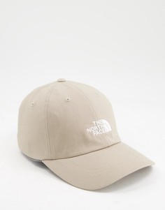 Бежевая кепка The North Face Norm-Светло-бежевый цвет