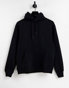 Худи классического кроя черного цвета Topman-Черный цвет