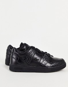 Черные кроссовки со шнуровкой Lacoste Thrill-Черный цвет