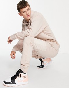 Светло-бежевые джоггеры карго от комплекта Topman-Светло-бежевый цвет