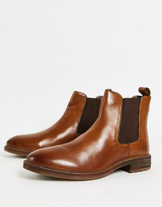 Кожаные светло-коричневые ботинки челси Dune Canace-Коричневый цвет