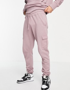 Сиреневые джоггеры карго от комплекта Topman-Фиолетовый цвет