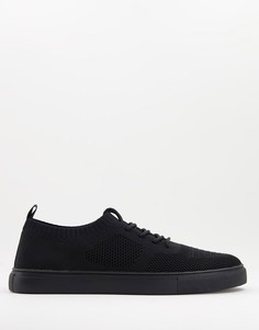 Черные сетчатые кроссовки ASOS DESIGN-Черный цвет