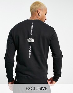 Черно-серый свитшот The North Face Vertical NSE – эксклюзивно для ASOS-Черный цвет