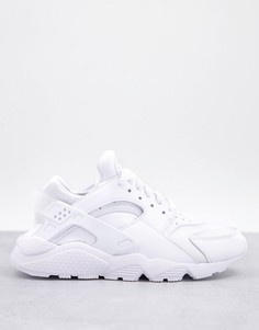 Белые кроссовки Nike Air Huarache-Белый