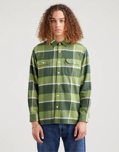 Зеленая рубашка в клетку в рабочем стиле Levis Jackson-Зеленый цвет Levis®