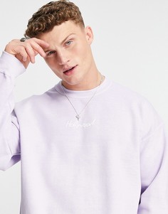 Сиреневый свитшот Topman Hollywood-Фиолетовый цвет