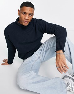 Темно-синий свободный джемпер Selected Homme