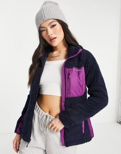 Темно-синий флисовый джемпер со сквозной молнией Columbia Archer Ridge II