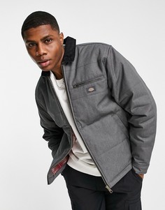 Серая меланжевая куртка Dickies Pedro Bay-Серый