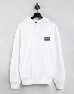 Худи белого цвета с принтом на спине Dickies Harrison-Белый