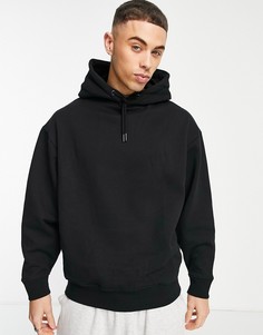 Черный oversized-худи River Island-Черный цвет