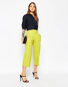Суженные книзу юбка-шорты ASOS Tailored-Зеленый