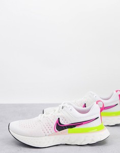 Белые кроссовки Nike Running React Infinity 2-Белый