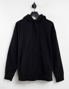Oversized-худи черного цвета от комплекта Topman-Черный цвет