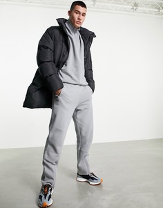 Серые джоггеры от комплекта в стиле oversized с молниями ASOS DESIGN-Серый