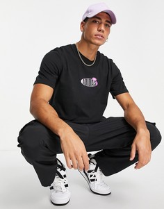 Черная футболка с принтом кактуса на спине adidas Originals Area 33-Черный цвет