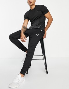 Черные джоггеры с манжетами Puma RTG-Черный цвет